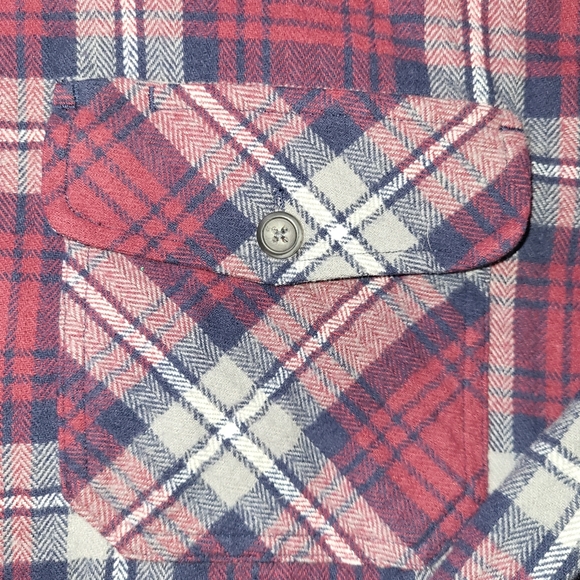 Anchorage Expedition Men's Flannel Shirt Size XXL Blue Red Heavy Warm - Picture 6 of 7